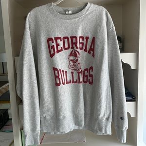 Georgia Bulldogs Champion Crewneck Sweatshirt | XL